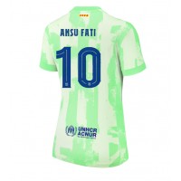 Camisa de time de futebol Barcelona Ansu Fati #10 Replicas 3º Equipamento Feminina 2024-25 Manga Curta